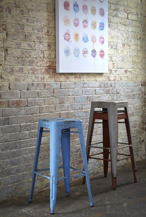 Tabouret haut tolix vintage