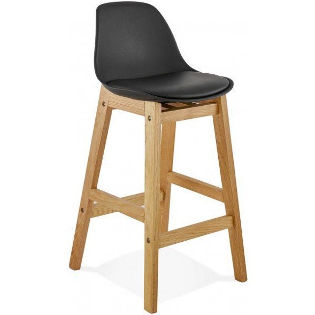 Tabouret de bar design simili cuir