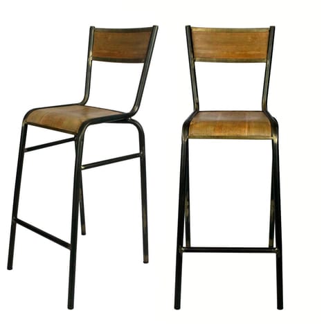 Tabouret de bar écolier