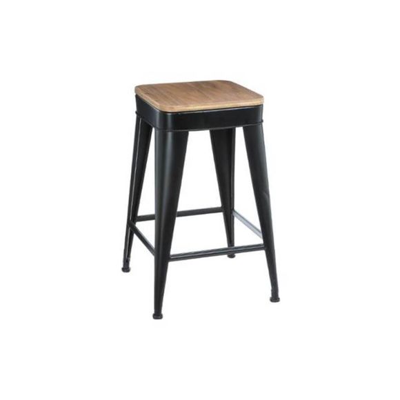 Tabouret noir metal