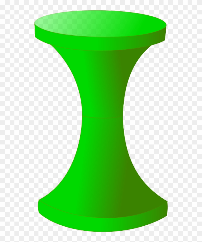 Tabouret tam tam transparent