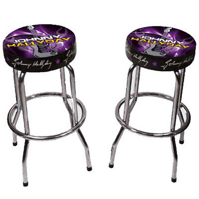 Tabouret de bar johnny hallyday