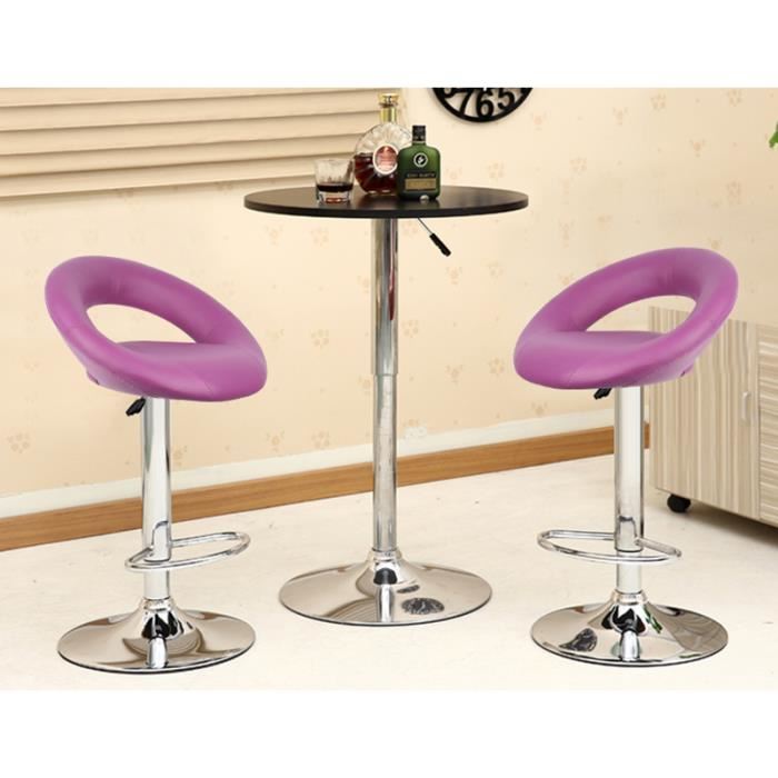 Tabouret de bar avec assise pivotante