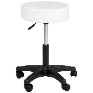 Tabouret roulette retractable