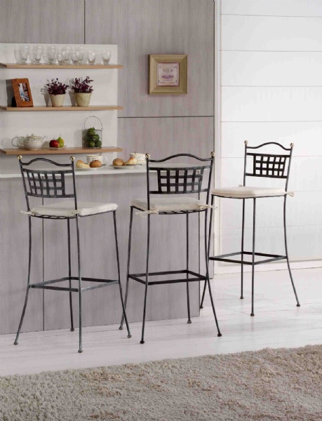 Tabouret de cuisine fer forgé
