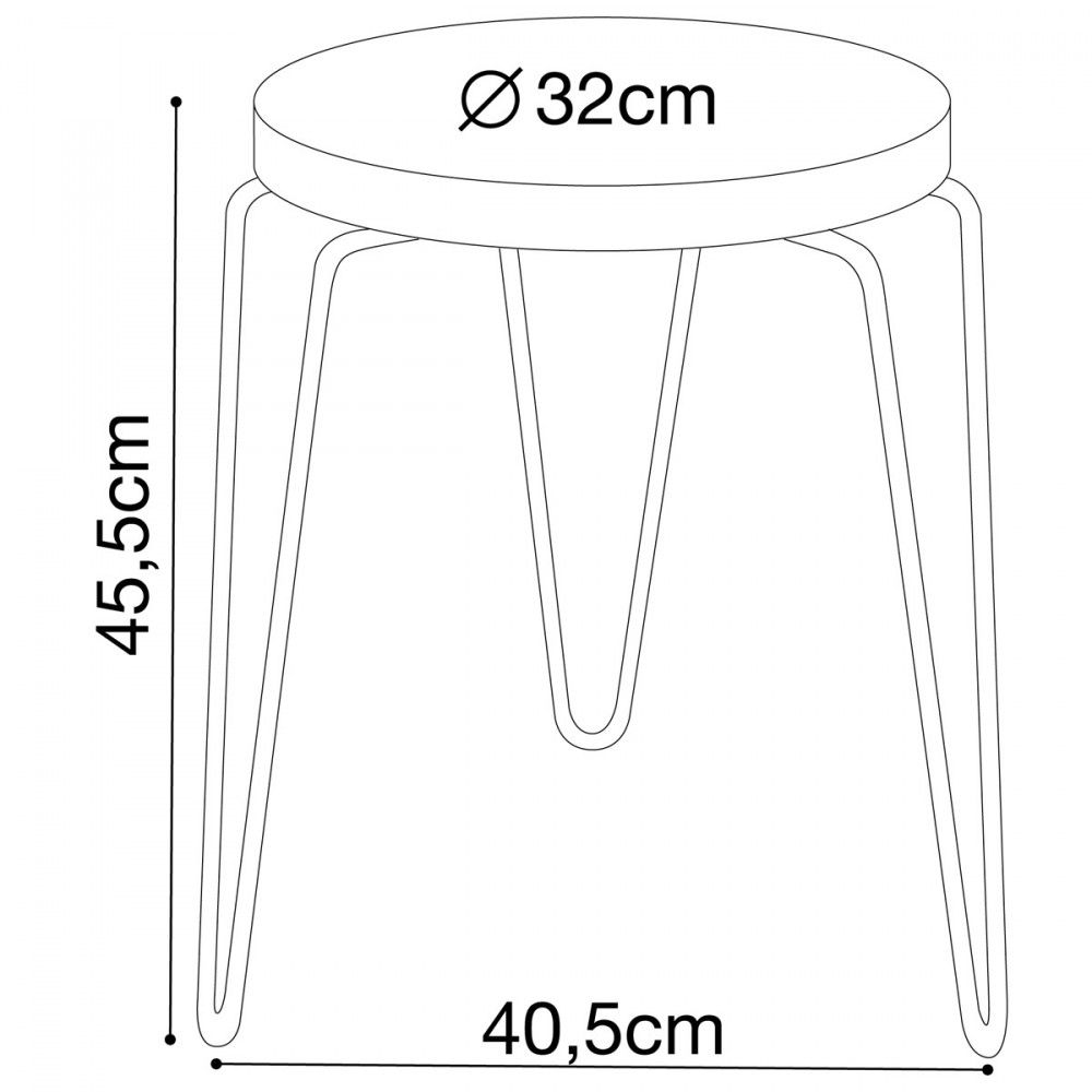 Tabouret design spider