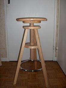 Fabriquer tabouret piano