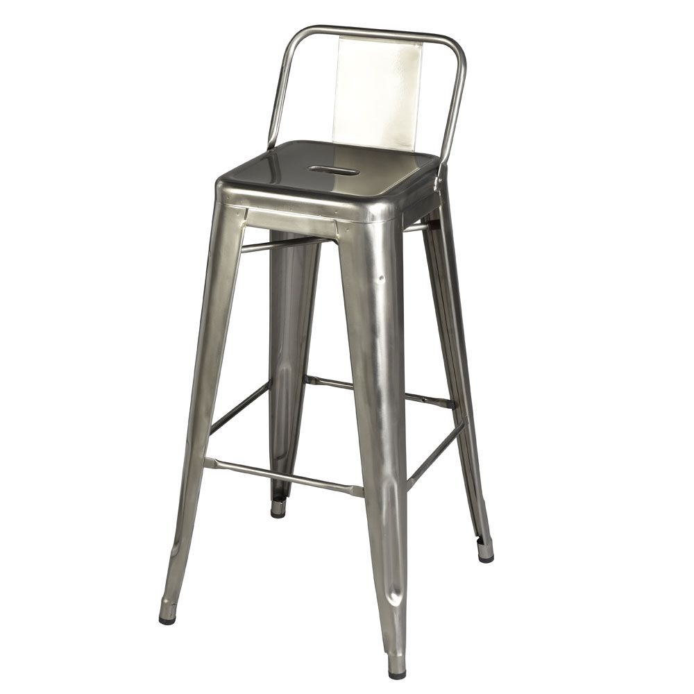 Tabouret tolix 65 cm brut verni