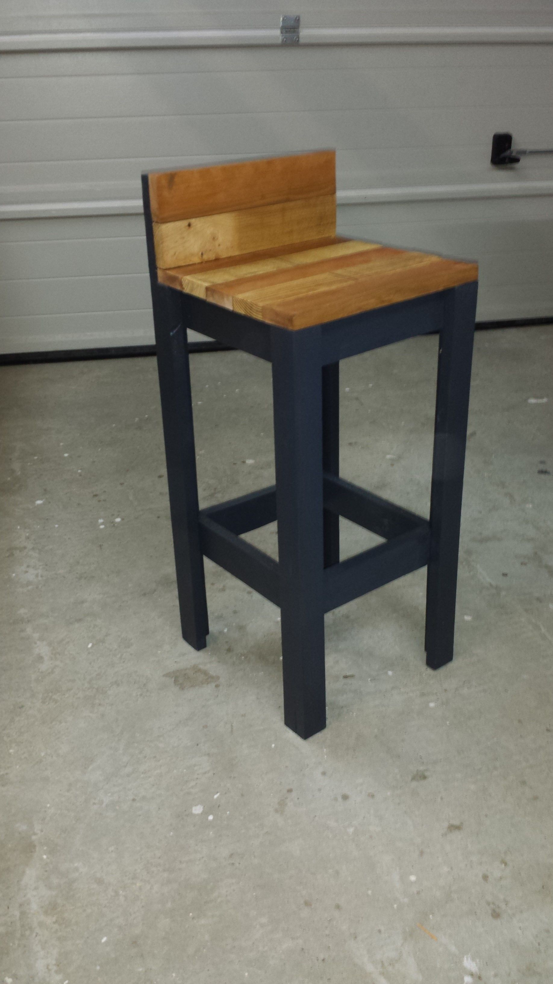 Tabouret de bar palette