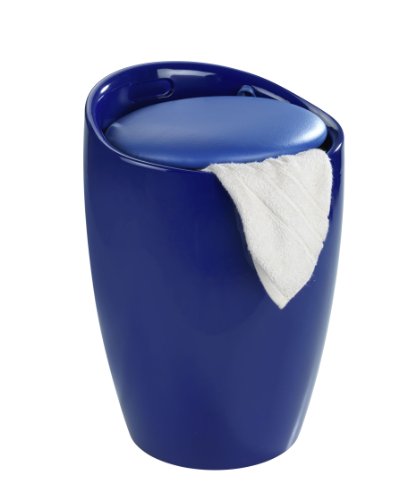 Tabouret de douche avec sac a linge