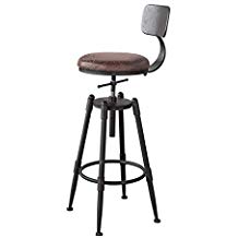 Tabouret fer avec dossier