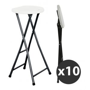 Tabouret pliant a dossier
