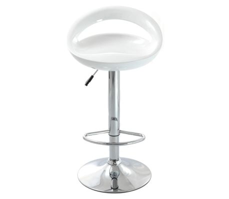 Tabouret de bar charly blanc