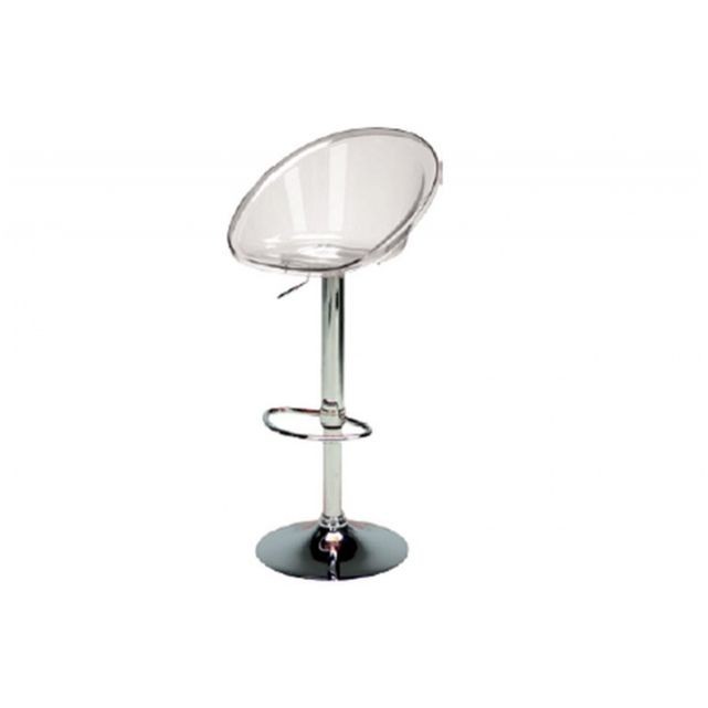 Tabouret de bar design transparent