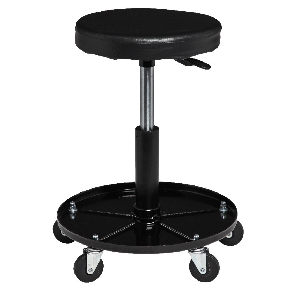 Tabouret sur roulette avec range outils