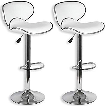 Tabouret bar blanc amazone