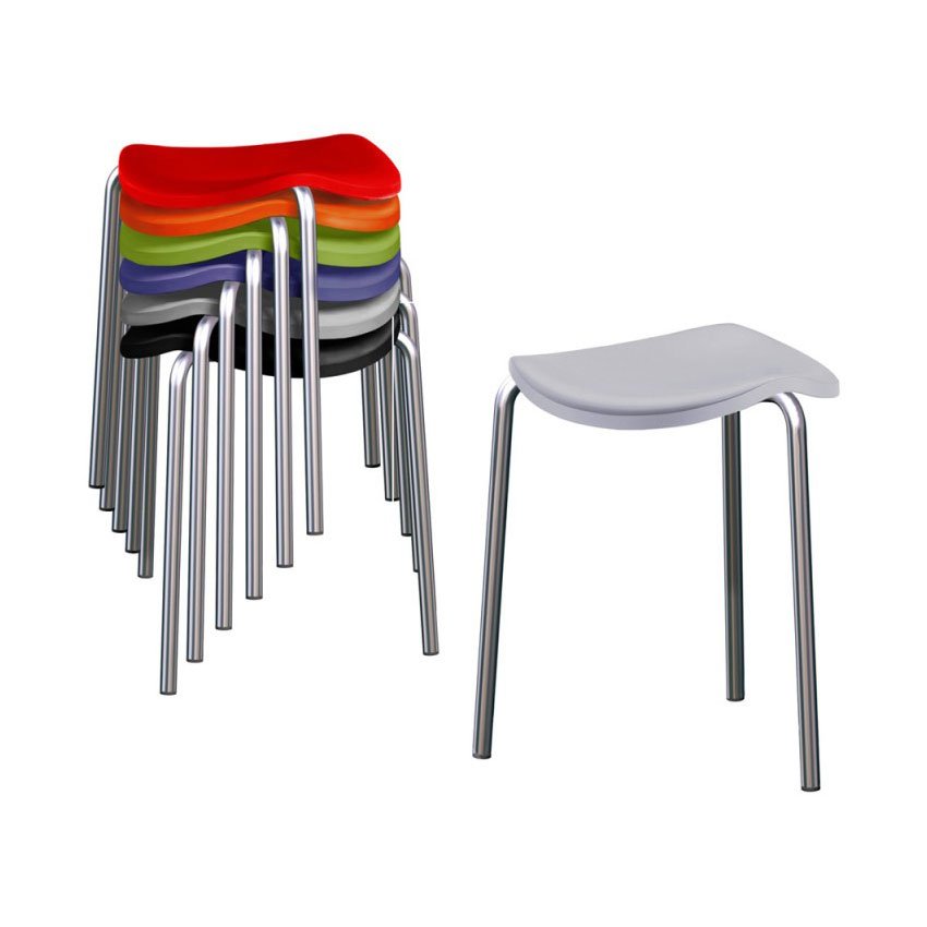 Tabouret bas couleur