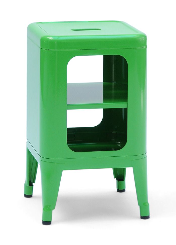 Tabouret rangement tolix