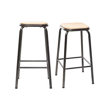 Tabouret de bar design inox
