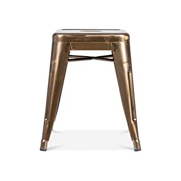 Tabouret bas en métal