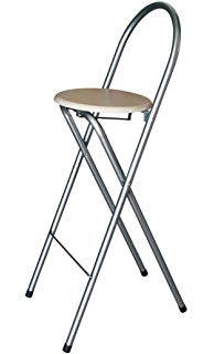 Tabouret pliant hauteur assise 60 cm