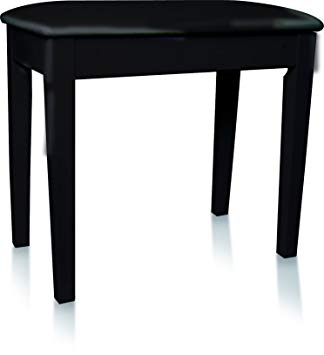 Tabouret piano noir