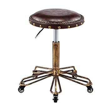 Tabouret a roulette vintage