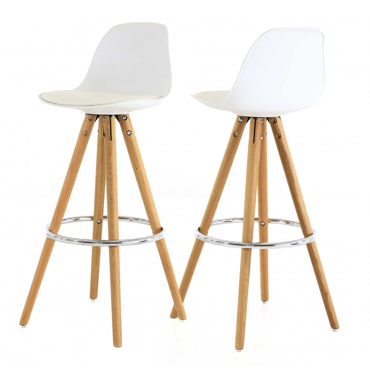 Tabouret haut en bois pas cher