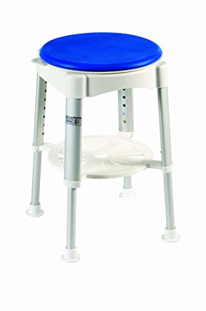 Tabouret de douche rotatif