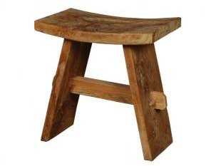 Tabouret de douche blanc
