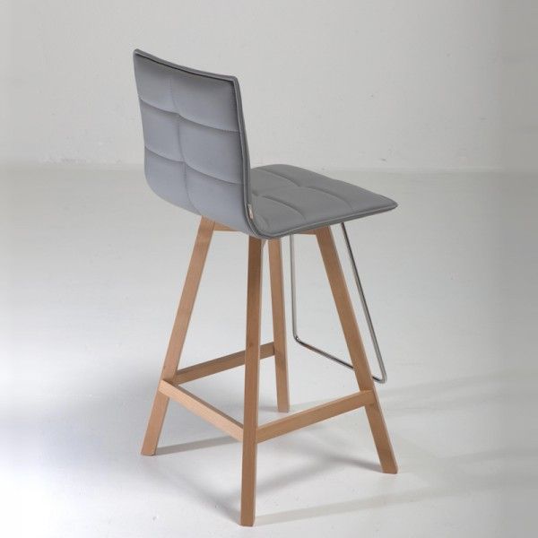 Chaise bar pied bois