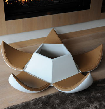 Tabouret design rangement