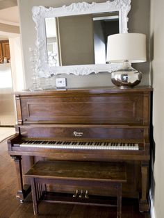 Banquette piano vintage