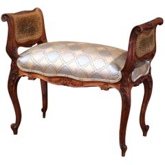Banquette piano louis xv