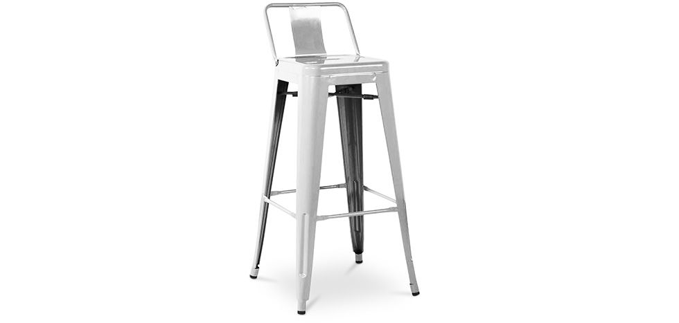 Tabouret tolix assise en bois 76 cm xavier pauchard style - métal