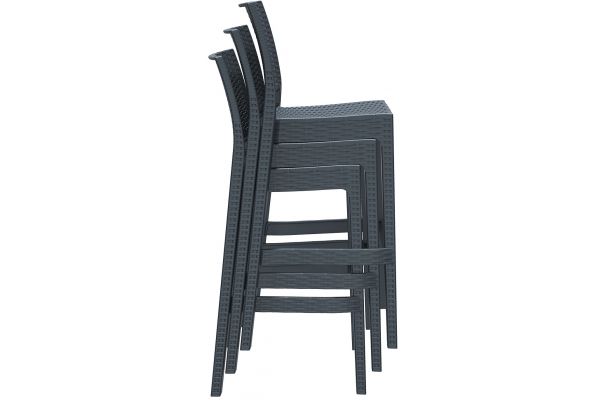 Tabouret de bar jamaica extérieur