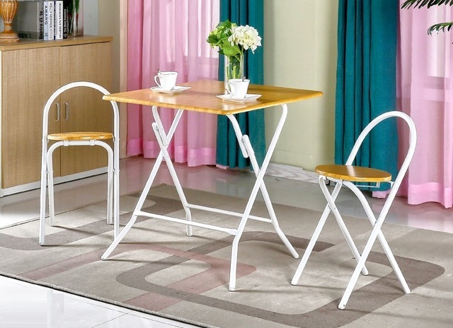 Tabouret pliant en bambou