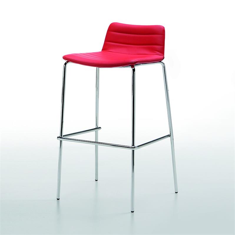 Tabouret bar rouge