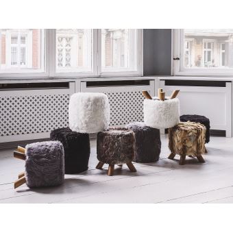 Tabouret fourrure fnac