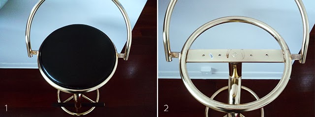 Retapisser un tabouret de bar