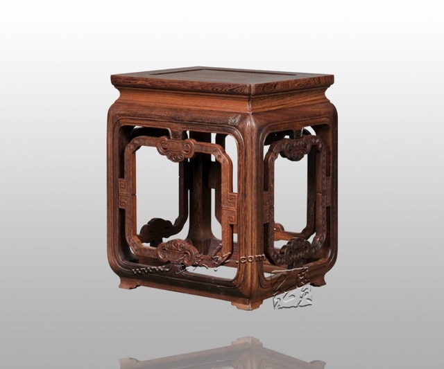 Tabouret bas rectangulaire