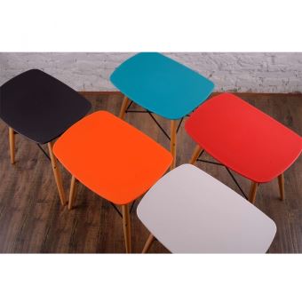 Tabouret bas bleu