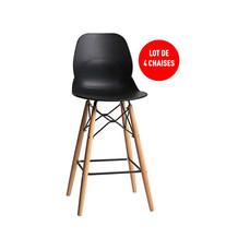 Tabouret de bar shoko coloris blanc