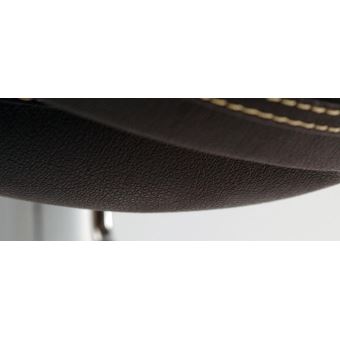 Tabouret de bar / cuisine noir moderne pvc comet