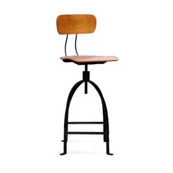 Tabouret de bar industriel couleur
