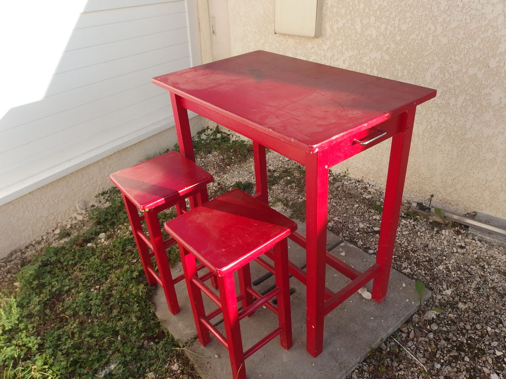 Tabouret design orange