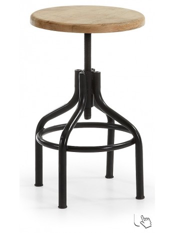 Tabouret noir maison du monde