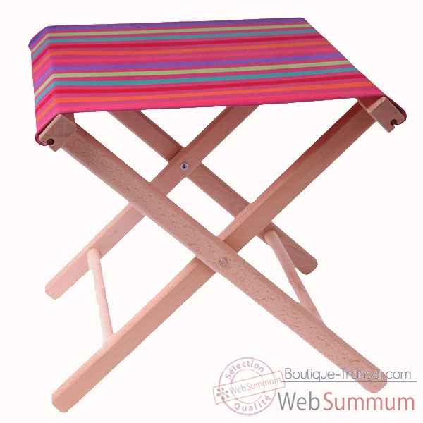 Tabouret pliant peche