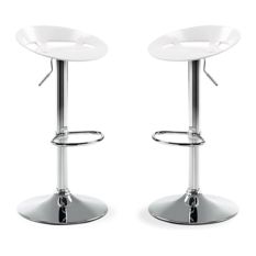 Lot de 2 tabourets de bar design ocala