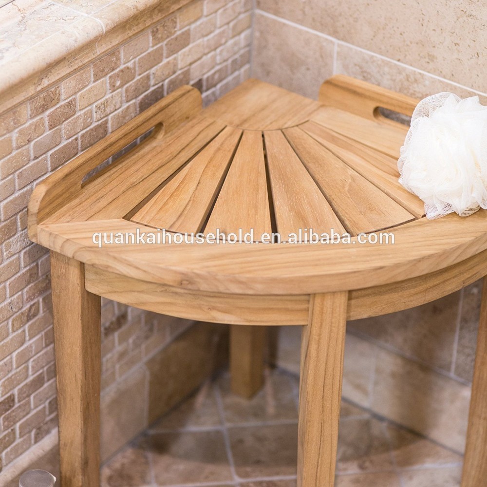 Tabouret de douche en coin
